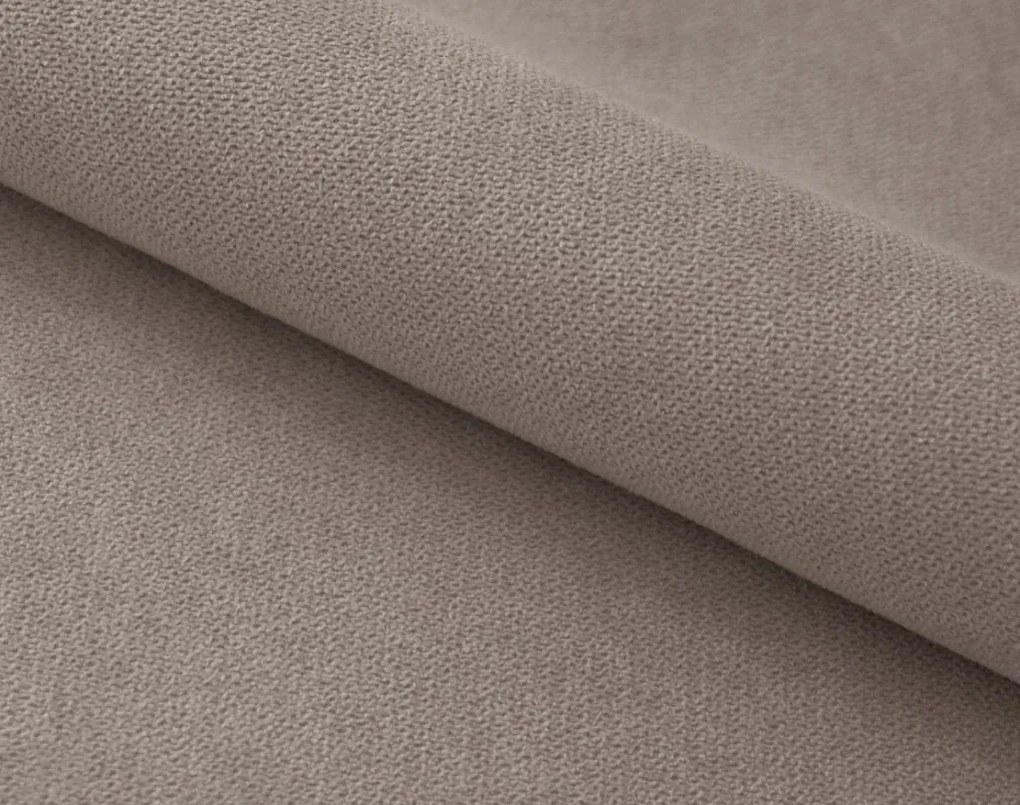 Rohová sedacia súprava Harris, hnedo-béžová taupe látka, ľavý roh