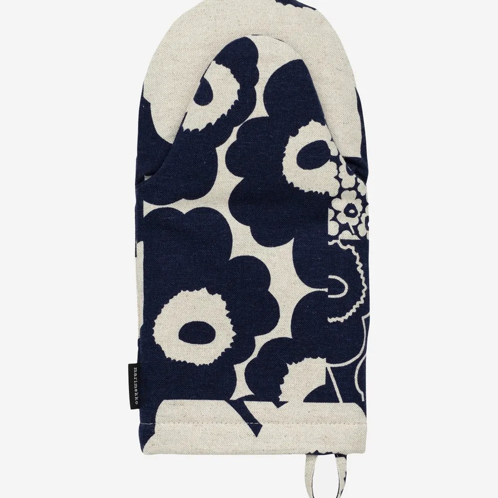 Marimekko Kuchynská rukavice Kollaasi Unikko 60 béžová čierna