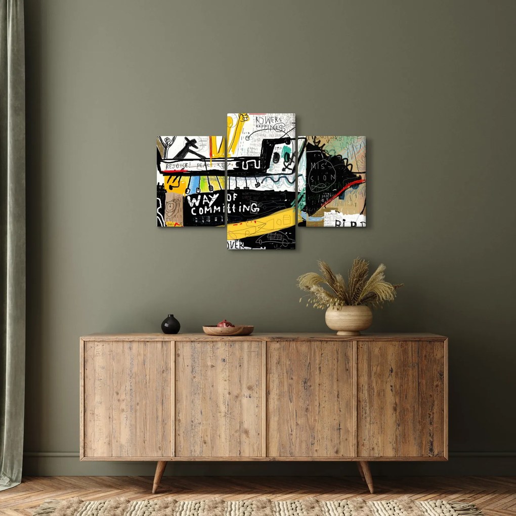 Obraz - Graffiti (90x60 cm)