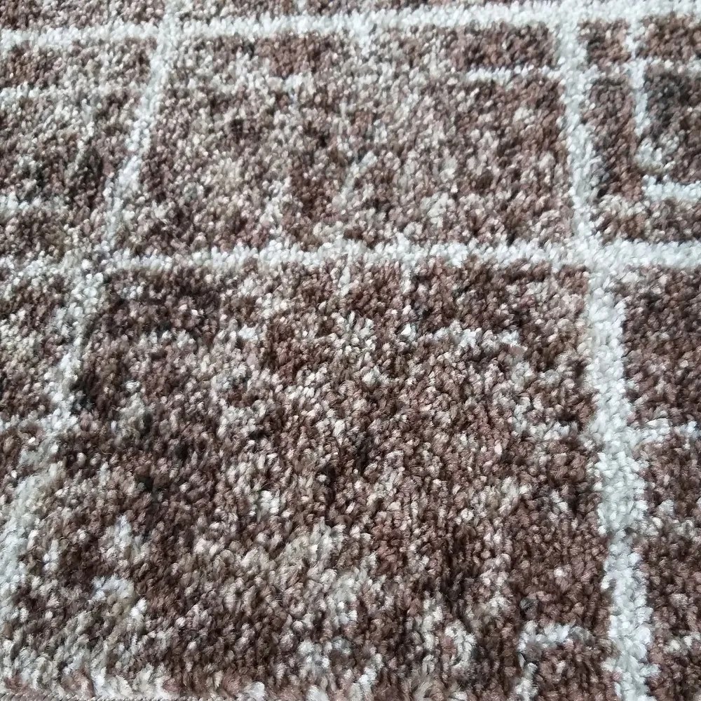 Štýlový hebký koberec so vzorom Šírka: 60 cm | Dĺžka: 100 cm