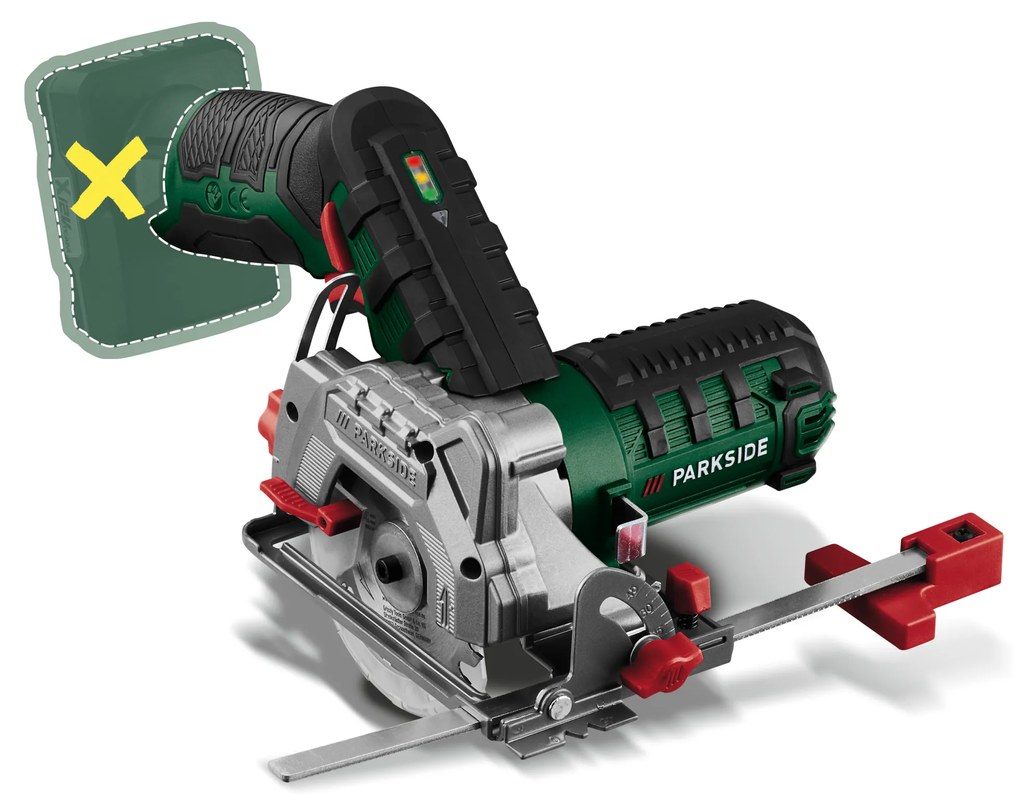 Parkside® Aku ručná kotúčová píla 12 V Phksa 12 B3 – bez akumulátora (100381076)