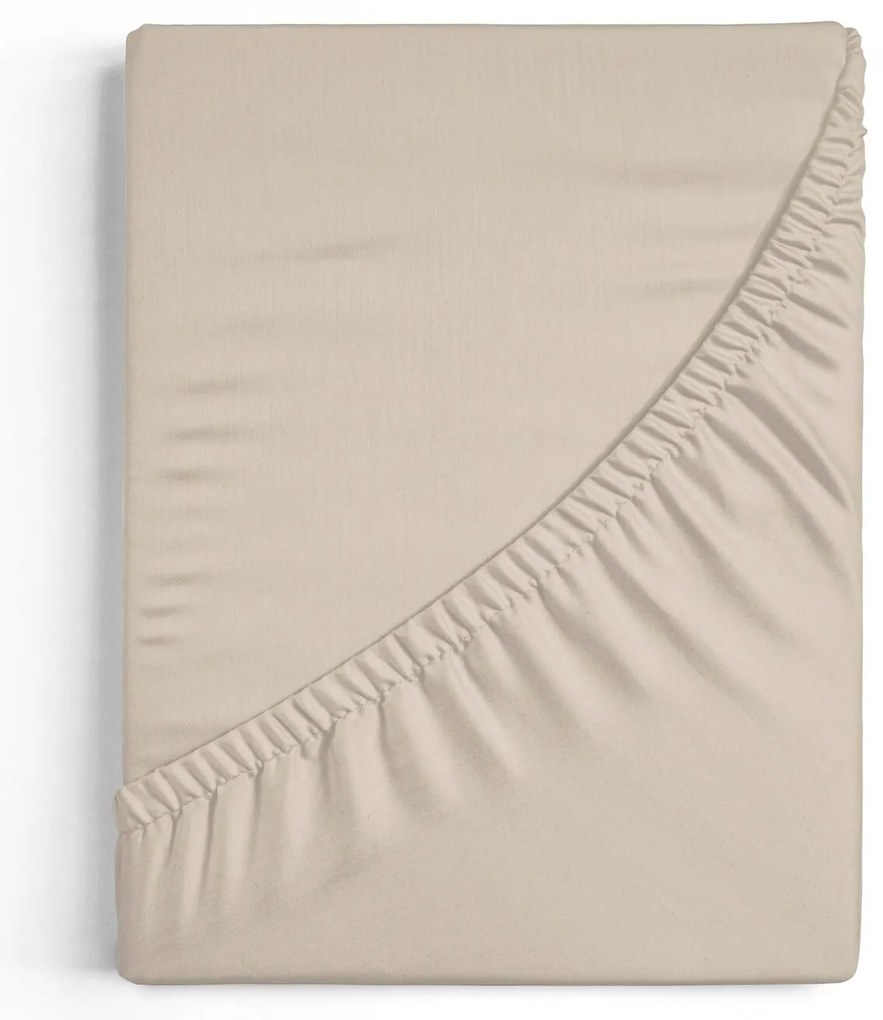 JERSEY PRESTIERADLO JERS4 200X220 CM, VÝŠKA 30 CM BÉŽOVÉ