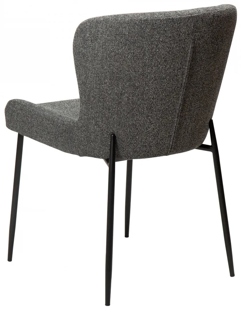 GLAM ČALÚNENÁ STOLIČKA pebble grey/black