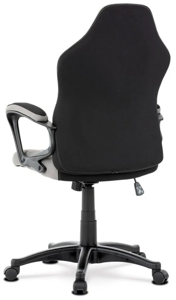 Herné kreslo ECHO — látka, čierna / sivá / modrá