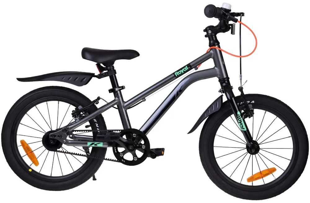 Detský bicykel Gold 16" RoyalBaby RB16-45 - sivý