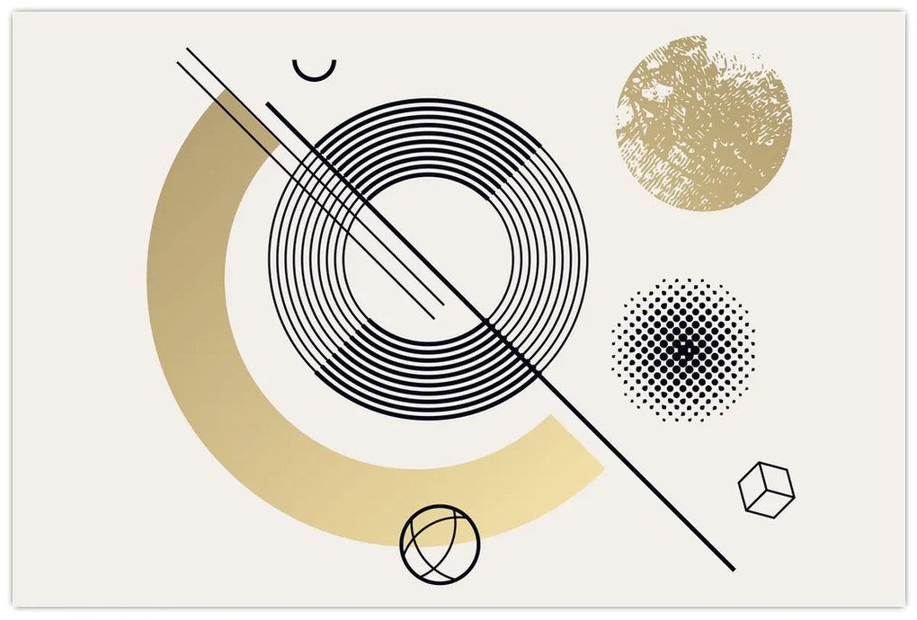 Obraz - Geometrické tvary N⁰2 (90x60 cm)