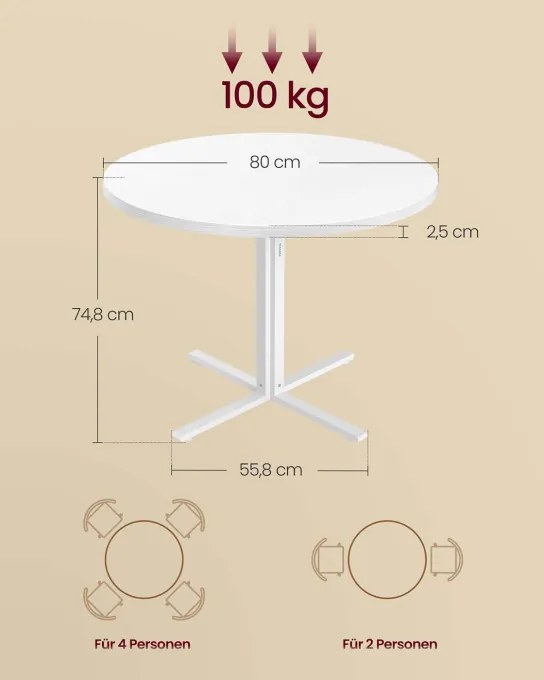 Jedalenský stôl KDT082W01