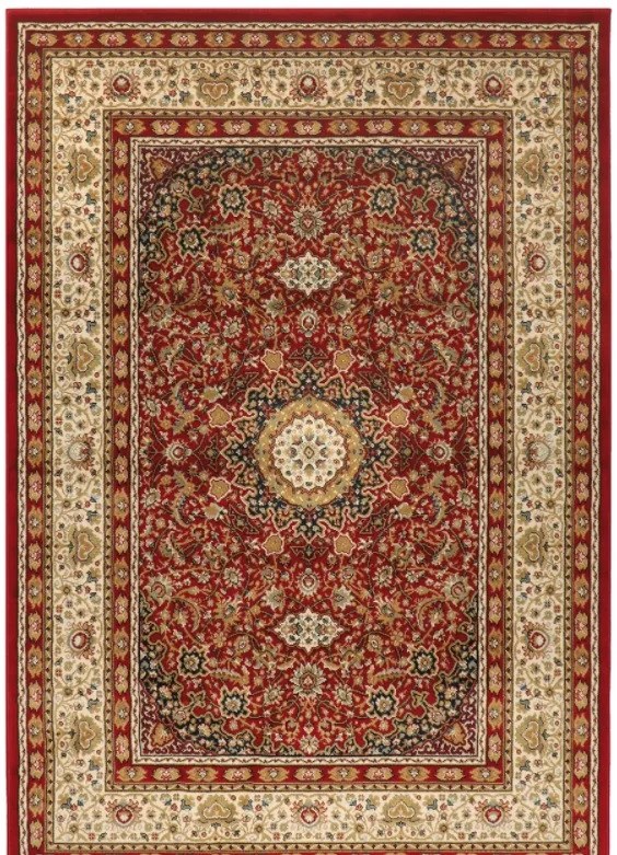 Oriental Weavers, Kusový koberec Kendra 711 / DZ2H, 67x120, červená, chodba / predsieň