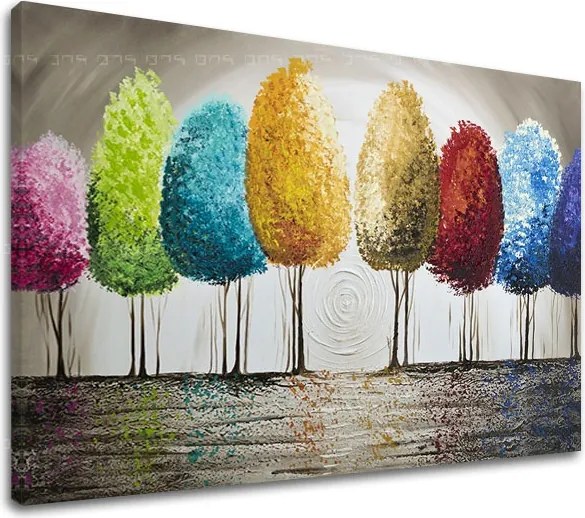 Obraz na plátne STROMY 1 dielny XOBAM039E1