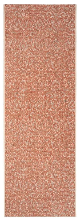 Oranžovo-béžový vonkajší koberec Bougari Hatta, 70 x 200 cm