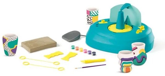 Súprava Maped Creativ Terra Pottery - hrnčiarsky kruh s hlinou a príslušenstvom