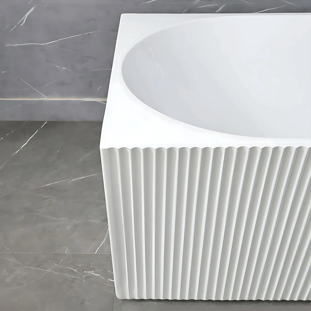 Rea Wenus, akrylová rohová vaňa 1700x800x575 mm, ľavá, biela, REA-W0129