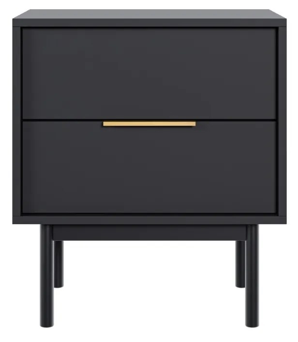 Nočný stolík Viva 54 cm čierny