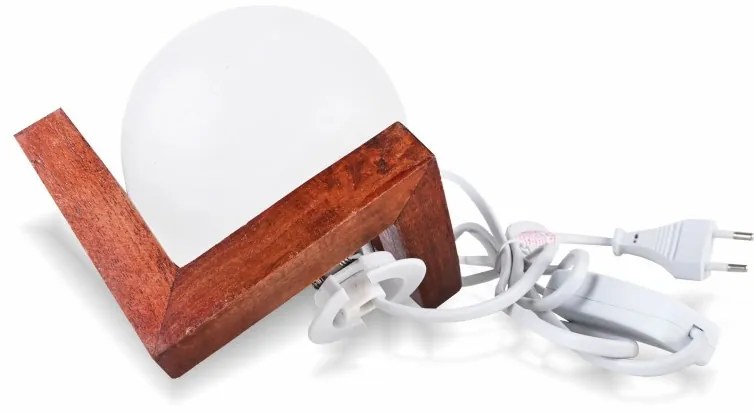 Soľná lampa Mesiac