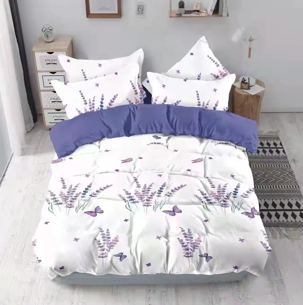 Sendia Textil LEVANDUĽA FIALOVÁ foto obliečky 140x200 cm Rozmer obliečok: 140x200 cm, Obsah balenia: 7 Set Balenie