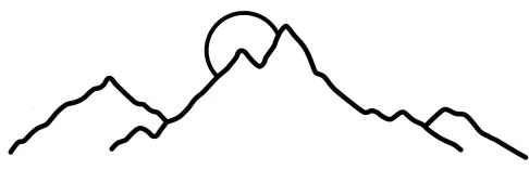 Nástenná dekorácia 100x29 cm hory kov