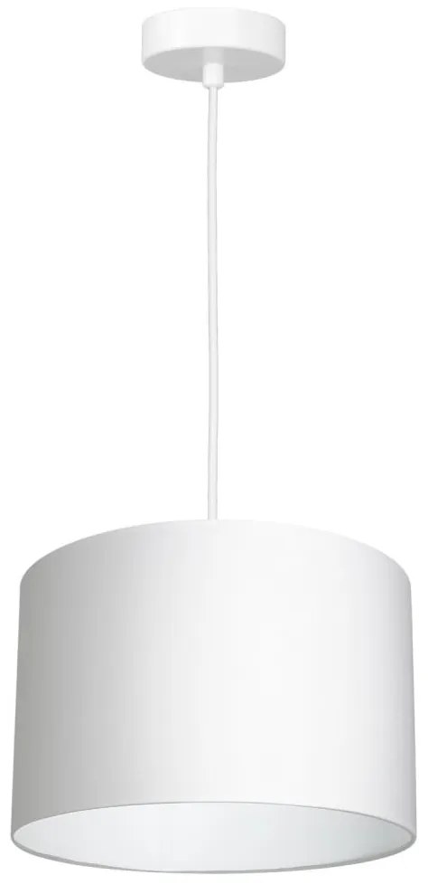 Luster na lanku ARDEN 1xE27/60W/230V pr. 25 cm biela