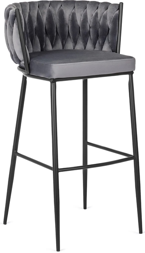 PROXIMA.store - Luxusná barová stolička FLORES FARBA: ružová, FARBA NÔH: zlatá