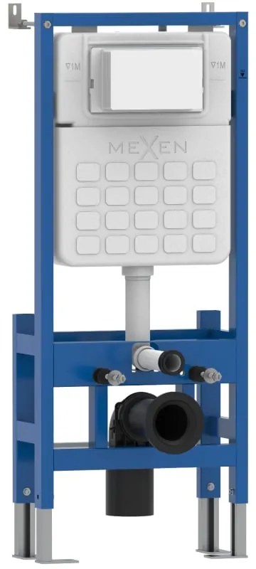 Mexen Tex F, samostatne stojaci podomietkový rám s pneumatickým ovládaním pre WC, 61101A