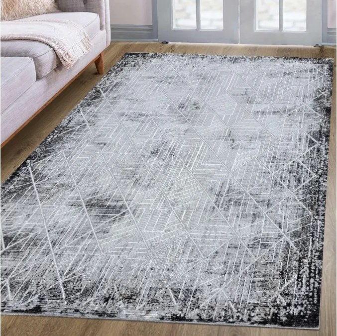 DC Koberec Oman 618 sivá antracit Rozmer: 200×290 cm