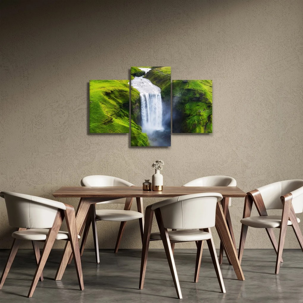 Obraz - Vodopád Skogafoss (90x60 cm)