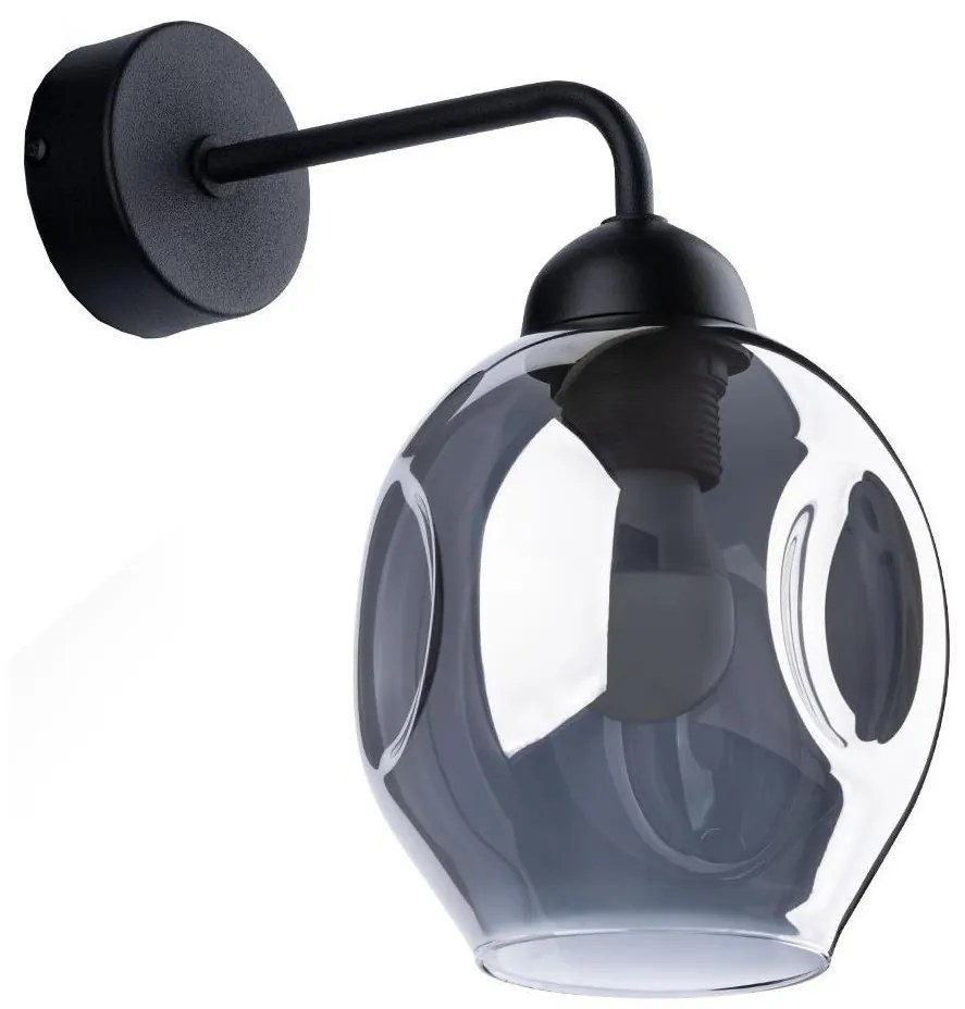 Sollux SL.1143 - Nástenná lampa FILLAN 1xE27/60W/230V čierna