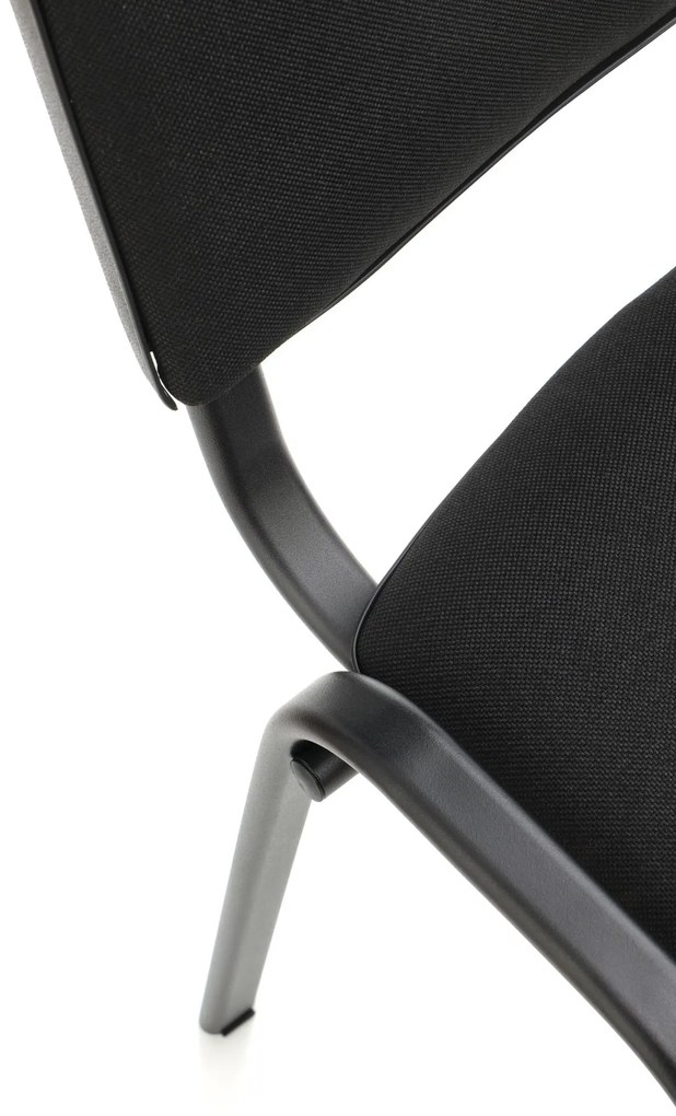 Konferenčná stolička ISO 82 cm čierna
