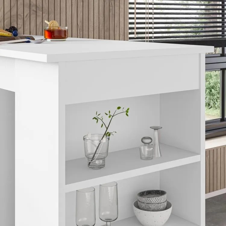 Barový stôl Houseland Swallow biely