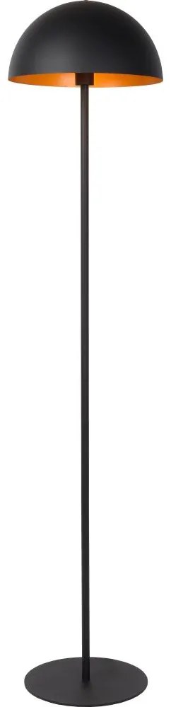 Lucide 45796/01/30 - Stojacia lampa SIEMON 1xE27/40W/230V čierna