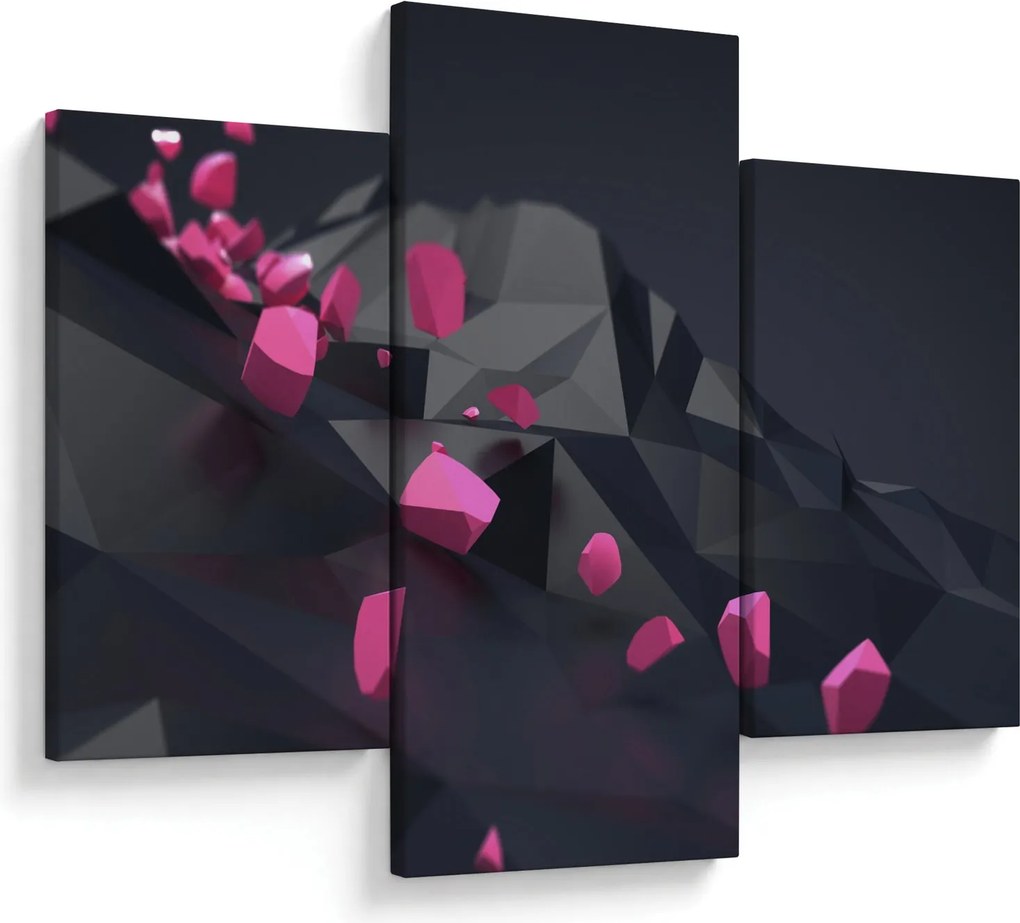Obraz 3D abstrakcie (90x60 cm)