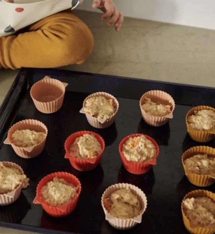 Silikónové formy na muffiny LIEWOOD Jerry Ružová Multi Mix