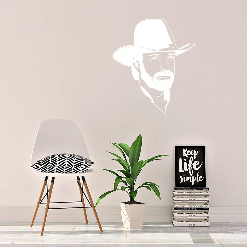 Sablio Samolepka na stenu: Chuck Norris - 103x120 cm