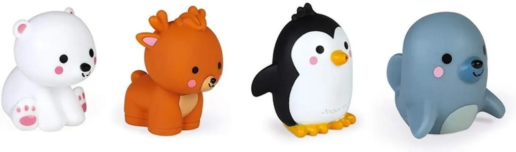 Polárne zvieratká - hračka do vody - 4 ks