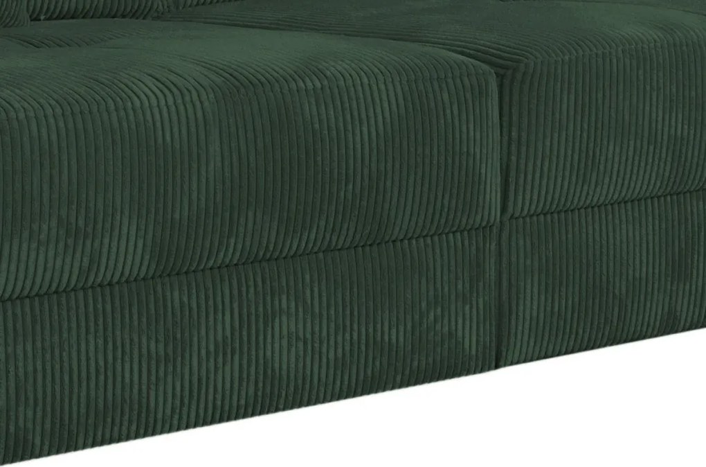 Pohovka Richard, fľaškovo zelená látka