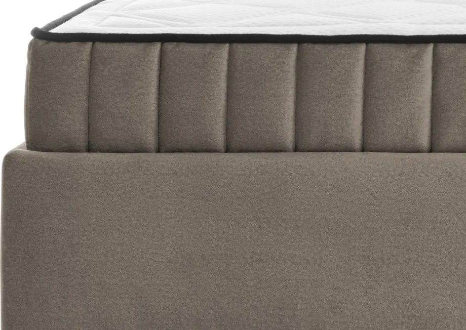 Posteľ Joy 160x200 cm, béžová látka