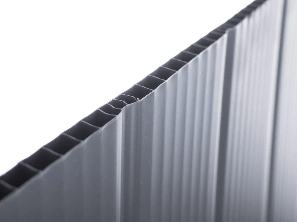 Záhradný domček G21 Boston 670 - 241 x 278 cm, plastový, šedý