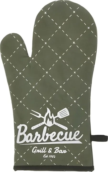 Kuchynská rukavica Barbeque – zelená
