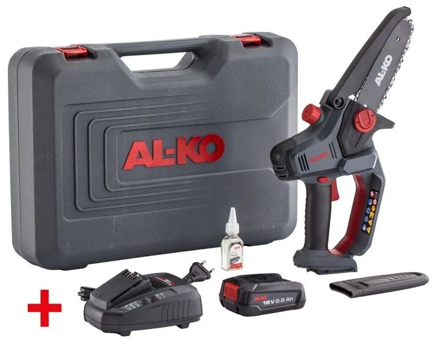 AL-KO 114016 AKU CSM 1815 mini reťazová píla SET