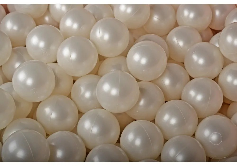 Hnedý menčestrový bazénik s loptičkami ø 90x30 cm Montessori – Meowbaby