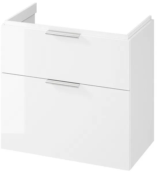 Cersanit City, umývadlová skrinka 80x45x72 cm, biela lesklá, S584-018-DSM