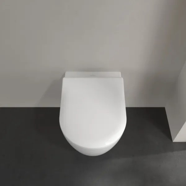 Villeroy & Boch 5656RSR1 - Závesné WC so sedátkom SoftClose AVENTO keramika/biela