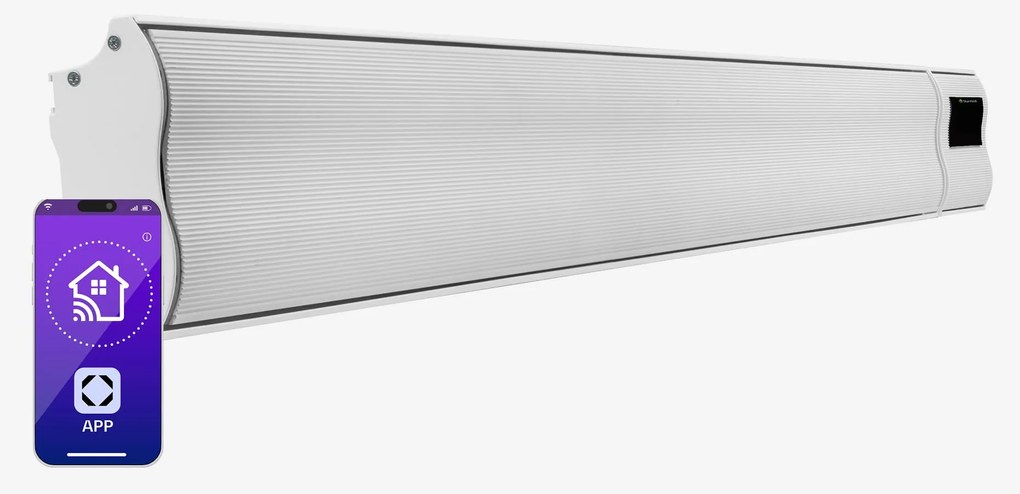 Blumfeldt Cosmic Beam Smart 24, infračervený ohrievač, 2400 W, ovládanie cez aplikáciu, biely