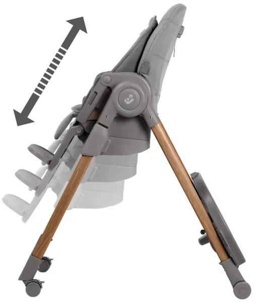 Maxi-Cosi - Detská jedálenská stolička MINLA PLUS šedá