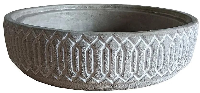 Cementový Kvetináč YS40410 19.8x19.8x5.5 cm