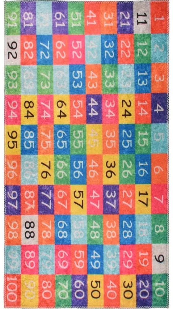 Prateľný detský hrací koberec 80x120 cm One to Hundred – Vitaus