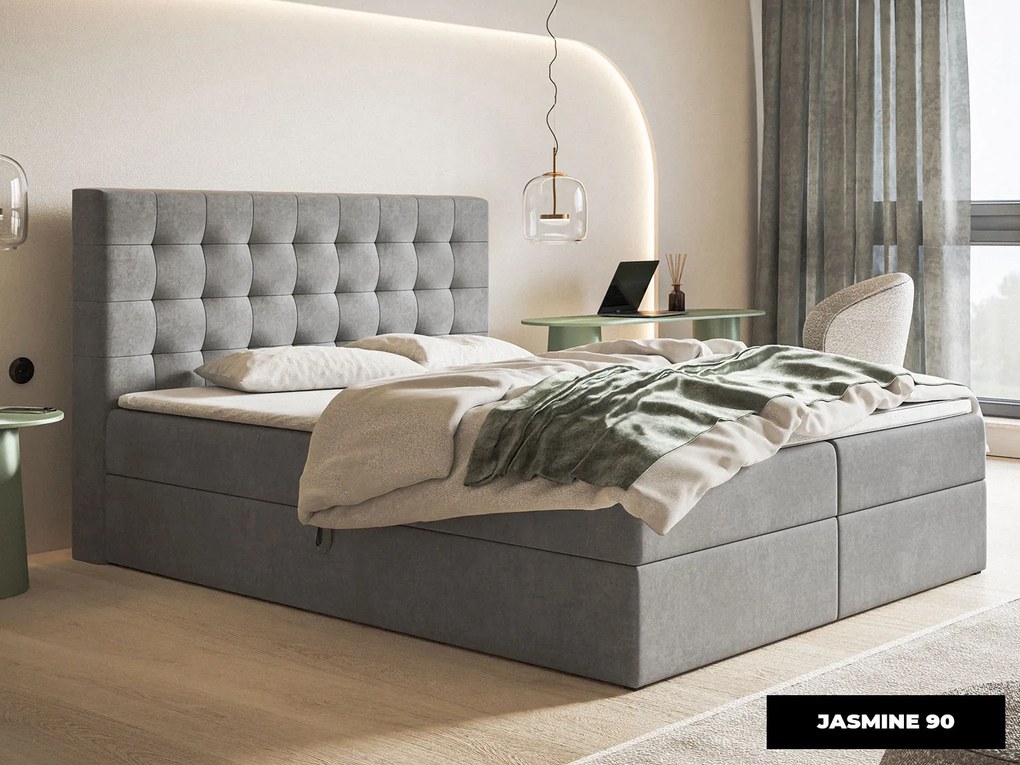 PROXIMA.store - Kontinentálna boxspring posteľ NATALI ROZMER: 120 x 200 cm, TYP MATRACA: BONELLOVÉ PRUŽINY, VRCHNÝ MATRAC (TOPPER): BEZ TOPPERU