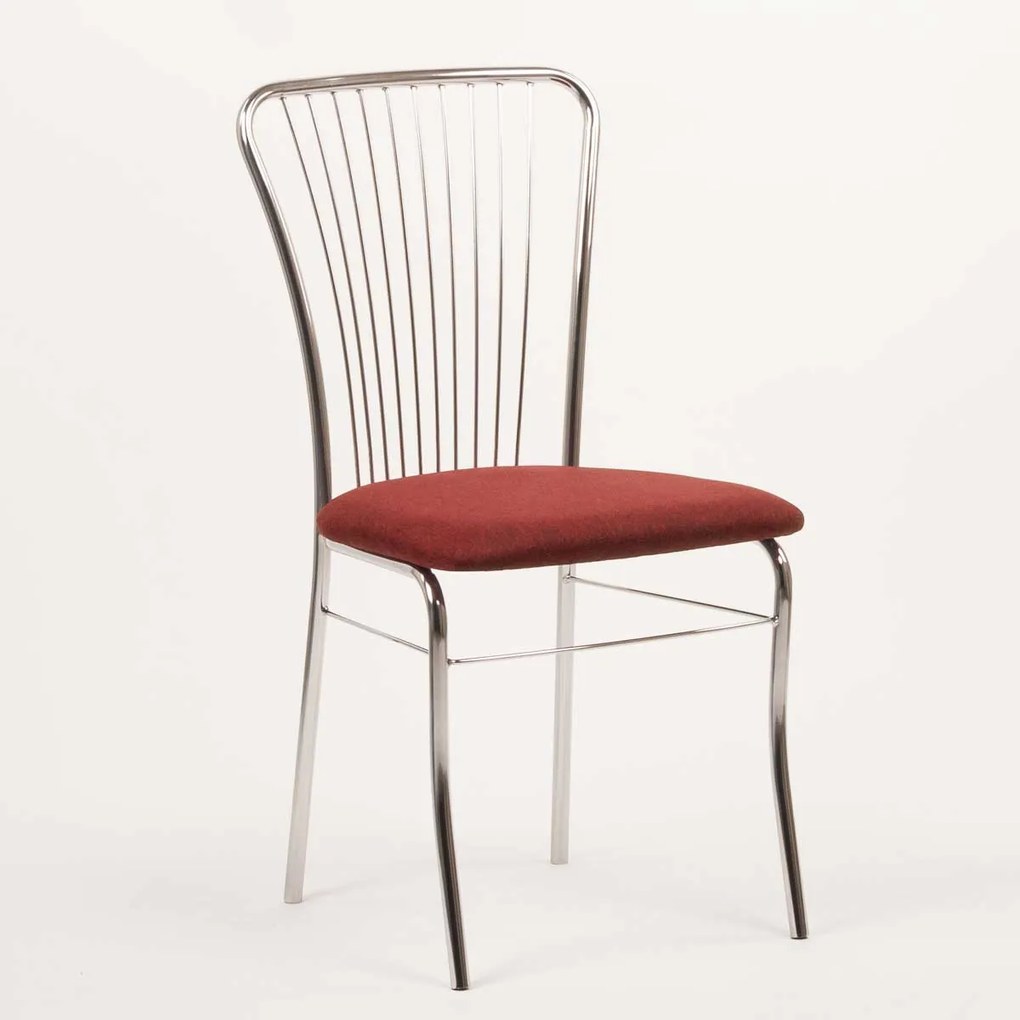 Stima Stolička IRINA chrom Vyberte látku ->: CARABU marrone 137