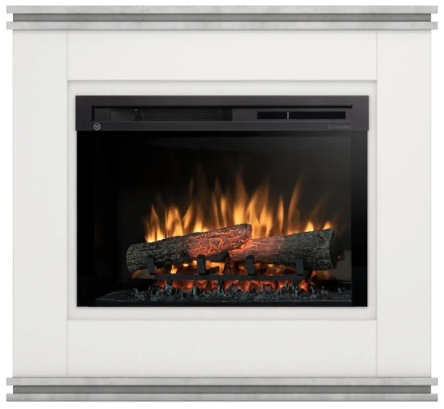 Elektrický krb Vena 26 biely/beton