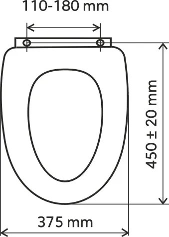 Novaservis - sedátko MDF, WC/STENATA