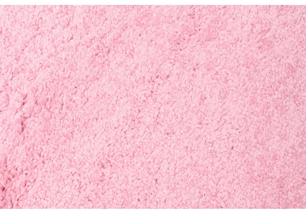 Behúň Shaggy Parba ružový 100 cm